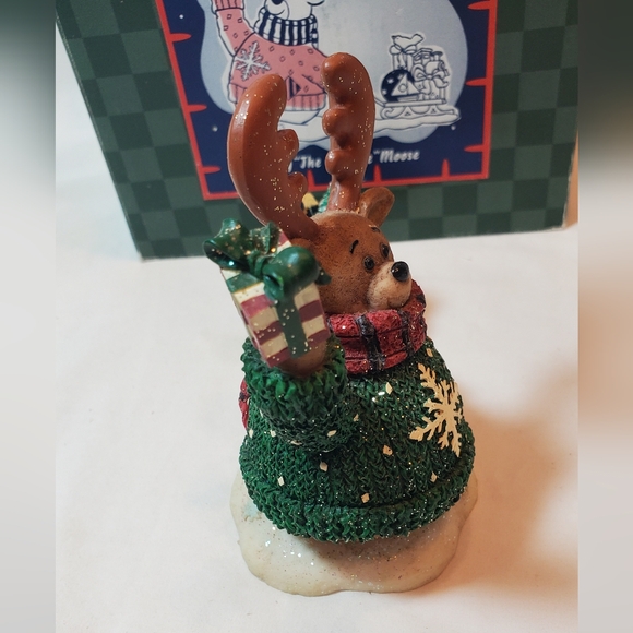 Marty "The Caboose" Moose Vtg 1998 Mother Brown's Parade of Gifts Figurine - Picture 5 of 11